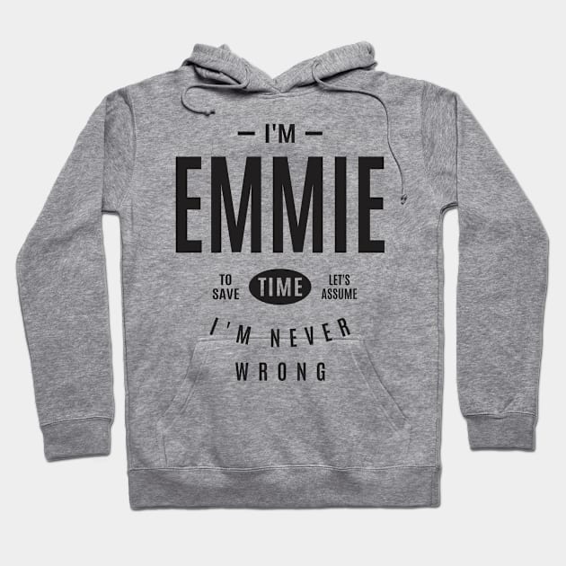 Emmie Personalized Name Hoodie by cidolopez
